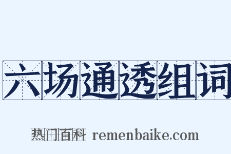六场通透组词是什么意思的图片
